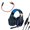 B, variant on Wired Gaming Headsets Bass Stereo Over-Head Earphone Casque for Computer Game Console Comfortable to Wear