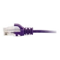 thumbnail image 2 of C2G Câble Ethernet Cat6 3 Pieds - Mince - Sans Accroc Non Blindé (UTP) - Violet - Câble Patch - RJ-45 (m) à RJ-45 (m) - 3 Pieds - UTP - Chat 6 - Moulé, Sans Accroc - Violet, 2 of 2
