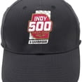 thumbnail image 4 of Indy 500 Mens Legacy 91 Baseball Cap, Black, One Size, 4 of 4