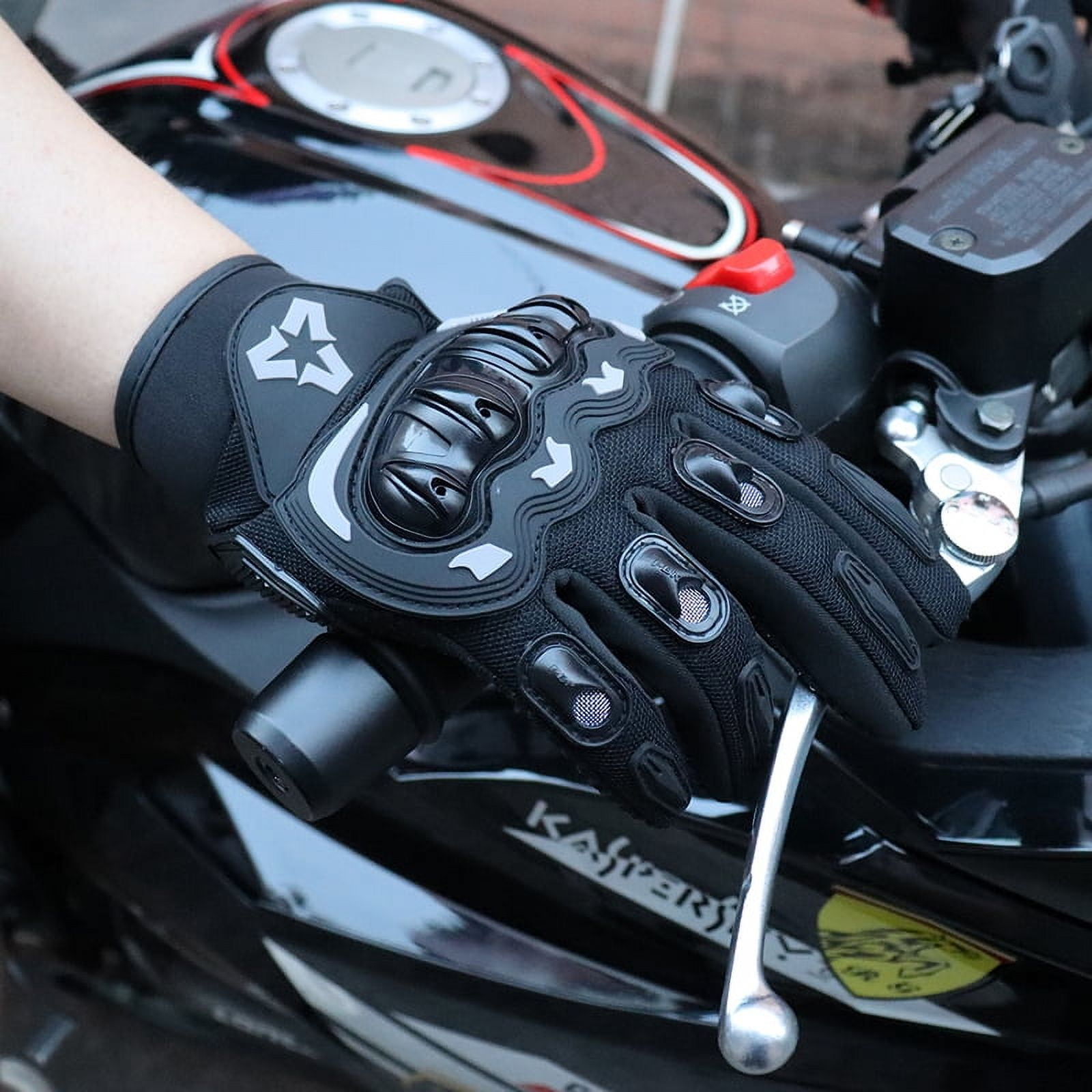 2024 Summer Men Motorcycle Gloves Hard Knuckle Touch Screen Motorbike Motocross Moto Biker Gloves Motorcycle Accessories M-XXL