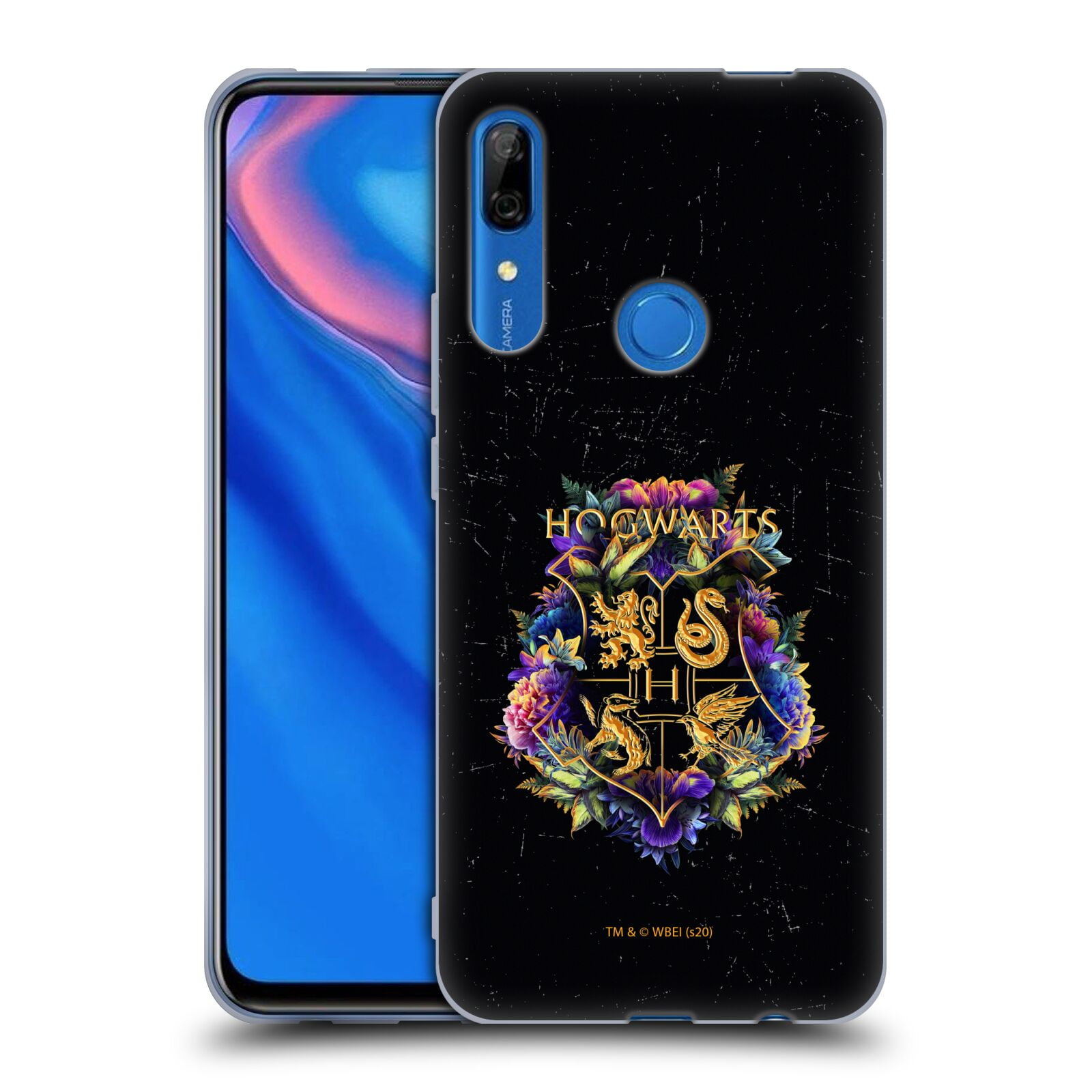 Head Case Designs Officially Licensed Harry Potter Hogwarts Crest 1 Deathly Hallows XXXI Soft Gel Case Compatible With Huawei P30 Pro