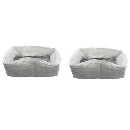 20Pcs Reusable Cat Feces Filter Hands Free Pet Cat Excrement Liners Elastic Sand Bag Filter Hygienic Litter Box Liners L