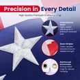 thumbnail image 6 of Patriox American Flag 3x5 FT Outdoor, Heavy Duty Durable USA Flag with Embroidered Stars - Sewn Stripes and Brass Grommets, 6 of 8