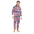 thumbnail image 3 of Combinaison de Pyjama Unisexe pour Hommes Adultes une Pièce Sans Pieds, 3 of 8