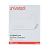 Universal UNV36005 Peel Seal 4.13 in. x 9.5 in. #10 Square Flap Business Envelope with Address Window - White (500/Box)