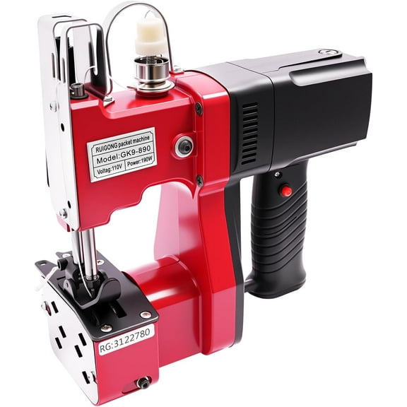 Heavy Duty Leather Sewing Machine for Canvas, Upholstery & Repairs,  with Powerful Motor, Adjustable Stitch Length, Compatible with Thick Fabrics & Leather Craft Tools