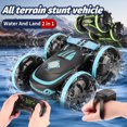 thumbnail image 2 of 2.4g Remote Control Car Multi-functional Gesture Gravity Control 4wd Double-sided Amphibious Stunt Car For Boys Gifts, 2 of 7