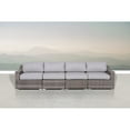 thumbnail image 5 of Living Source International Wicker / Rattan 4 - Person Seating Group in Gray, 5 of 5