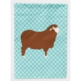 thumbnail image 1 of Carolines Treasures BB8155GF Merino Sheep Blue Check Garden Flag, 1 of 3