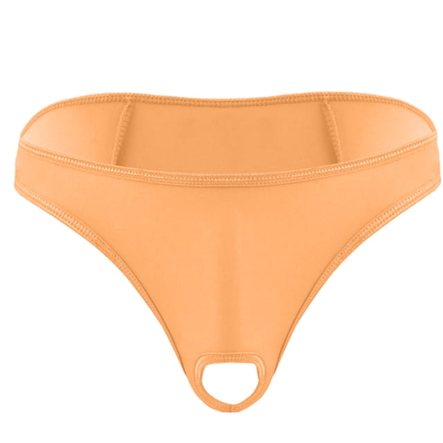 Intimates Mens Lingerie Micro Thong Bikini Front Hole Underwear G-string Underpants One Size