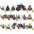 thumbnail image 1 of 18 pcs Lord of the Rings Medieval Knight Minifigures Toy Sets Antique Military Armor Orcher Soldiers Building Blocks [FW], 1 of 5