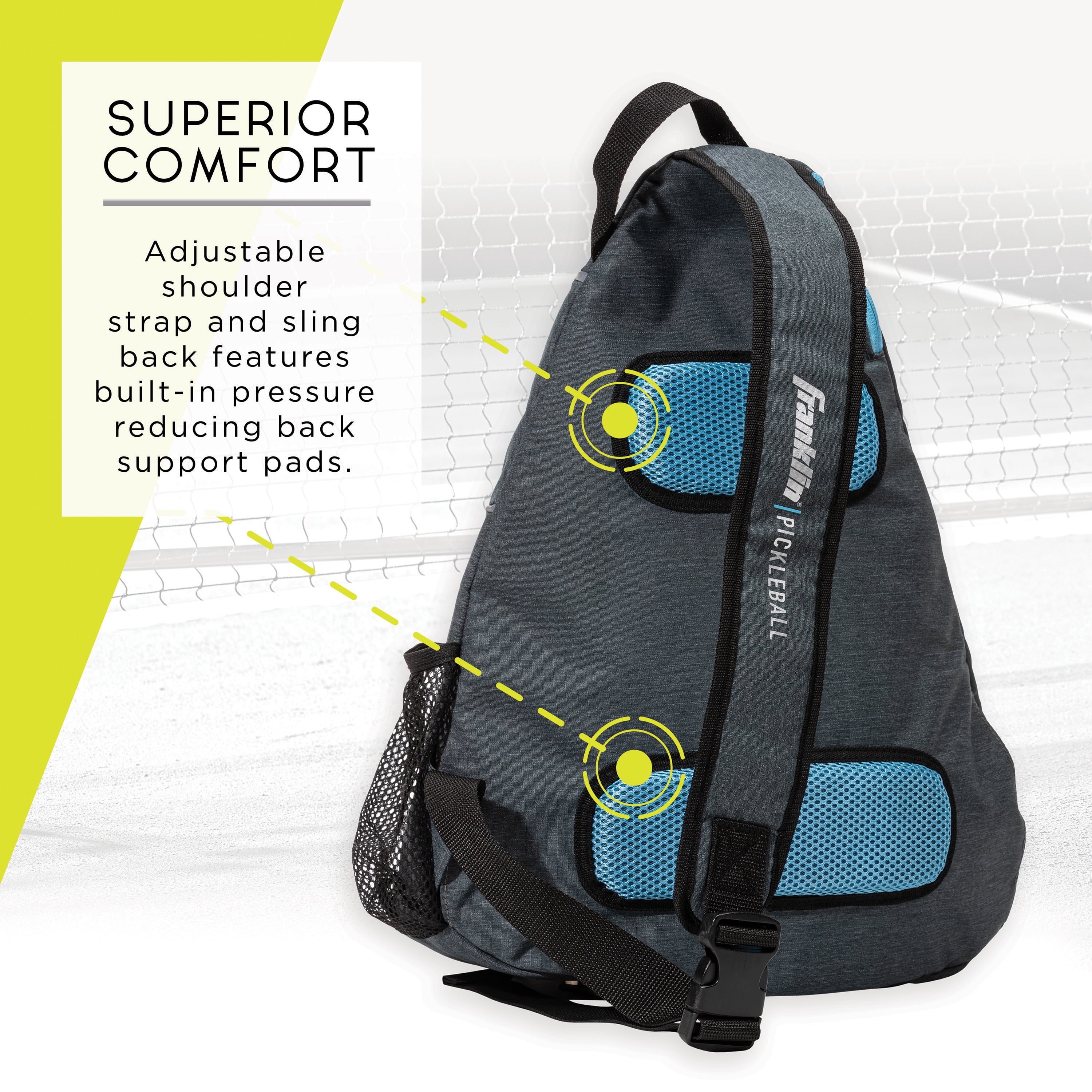 Franklin pickleball sling bag top
