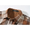 thumbnail image 3 of SSLR Flannel Shirt for Men Long Sleeve Button Down Shirt Plaid Casual Jacket, 3 of 8