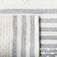 thumbnail image 6 of SAFAVIEH Striped Kilim Fergal Striped Area Rug, Silver/Ivory, 6' x 9', 6 of 7