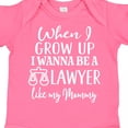 thumbnail image 4 of Inktastic Future Lawyer Like Mommy Boys or Girls Baby Bodysuit, 4 of 5