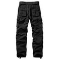thumbnail image 2 of Men's Relaxed Fit Camo Cotton Cargo Pants with Multi Pockets Outdoor Causal Work Pants 32, 2 of 5