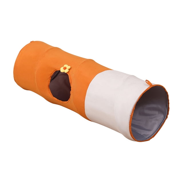 ZLight Kitten Foldable Pet Scratch-Resistant Psychological Tent, Soft Room orange L:25*120CM