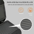 thumbnail image 4 of 750W Sandwich Maker, Panini Press Grill, Nonstick Panini Sandwich Maker Double Sided Indoor Grill Sandwich Toaster for Cooking Baking(US Plug 110V), 4 of 5