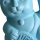 thumbnail image 4 of Estatuas de Dibujos animados de resina para empresas Sunnimix Adornos de animales Estatuilla del gato de la suerte Azul, 4 of 7