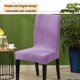 thumbnail image 3 of Cubierta de silla de oficina Funda protectora antiarrugas Estilo simple El Four Seasons Multicolor Stretch Slight Funda para el Hotel Purple Eigraketly HA012481-12, 3 of 6
