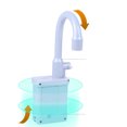 thumbnail image 4 of Sink Toy Set Electric - Interactive Kitchen Sink Playset Role Play Pretend Toy, 4 of 7