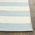 thumbnail image 3 of SAFAVIEH Montauk Saranna Striped Cotton Runner Rug, Sky Blue/Ivory, 2'3" x 5', 3 of 5