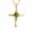 Moss 1, variant on Midir&Etain Opal Cross Necklace for Women, White Gold Plated Dainty Religious Pendant Necklace with 18"+2" Chain