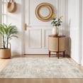 thumbnail image 5 of MICGEEK 2X3 Washable Area Rugs for Living Room, Modern Abstract Printed Rug, Vacuum-Friendly, Non Slip Indoor Rug for Bedroom Dining Room Home Decor Carpet, Beige, 5 of 8