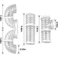 thumbnail image 2 of 8PCS Syrian Hamster Tube Set,Transparent Pet Cage Curvy Tunnel Kit DIY Dwarf Hamster Toy Tube Small Animal External Accessories Adventure Pipe for Mice Rat, 2 of 6