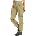 thumbnail image 5 of POENTAB Cargo Pants for Women Cotton Work Pant Hiking Trousers with 8 Pockets(No Belt), 5 of 8