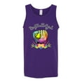 thumbnail image 2 of Wild Bobby, Colorful Softball Girl, Sports, Men Graphic Tank Top, Purple, 3X-Large, 2 of 5
