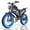 Deep black, variant on R8 Mini Electric Mountain Bike 48V peak1500W Fat Tire E-Bike 7-Speed with LED Display UL2849 Certified (Ages 15+)
