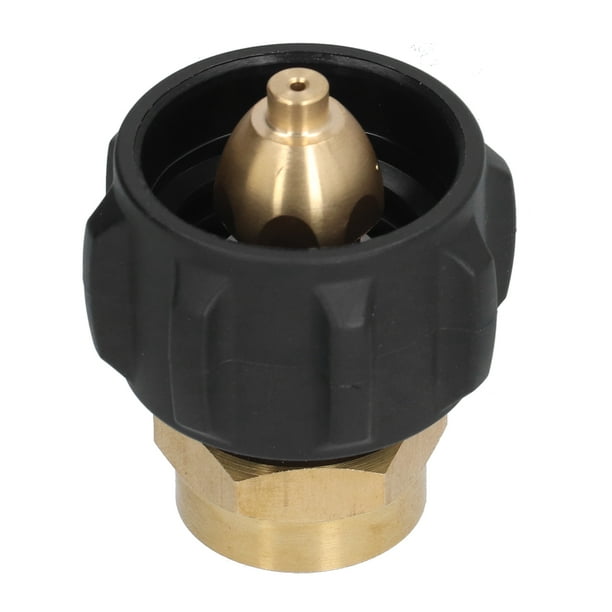 Válvula reguladora de cilindro, adaptador de recarga de tanque de 1/4 pulg. Adaptador de recarga de tanque Válvula reguladora de tanque Durabilidad extendida