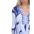 thumbnail image 3 of Women's 3/4 Sleeve Abstract Printed Dress, 3 of 3