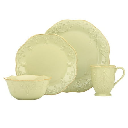 New 4 Piece Setting - Lenox French Perle Pistachio 4 Piece Place Setting