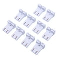 thumbnail image 5 of ULTNICE Fluorescent Lamp Holder Fluorescent Lamp Holders White 10Pcs 1.6X1.2X0.7In, 5 of 8