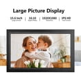 thumbnail image 6 of 15.6-Inch Digital Smart Picture Frame with WiFi, HD Touch Screen, 64GB Storage, 6 of 9