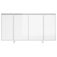 thumbnail image 3 of vidaXL Sideboard High Gloss White 135x41x75 cm Engineered Wood, 3 of 5