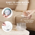 thumbnail image 4 of Humidificador portátil mini de 400 ml con doble chorro ajustable, ideal para dormitorio, oficina, estudio y hogar, color verde., 4 of 5