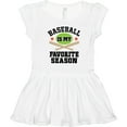 thumbnail image 3 of Inktastic Baseball Is My Favorite Season Girls Toddler Dress, 3 of 5
