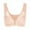 Skin, variant on Popvcly Women Floral Lace Bralette Wireless Front Closure Back Smoothing Push up Bra Thin Padded Underwear