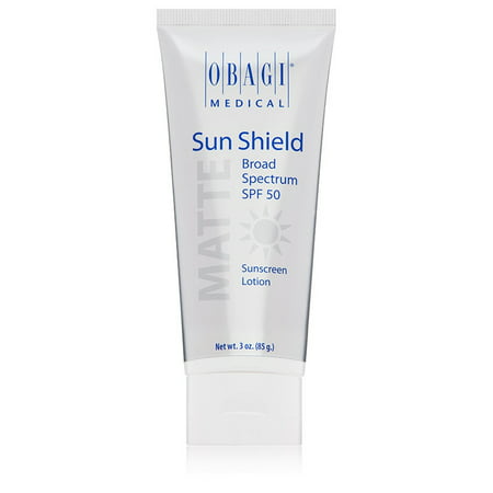 Obagi Sun Shield Matte Broad Spectrum SPF 50 Sunscreen Lotion, 3 (Best Sunblock For Acne Prone Skin)