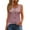Wine, variant on Enridrech Womens Striped Vest Top Button down Slim Tank Tops Fashion Going out Sleeveless Crop Clothes for Women