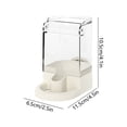 thumbnail image 3 of JHRGJIO Hanging Bird Feeder Water Dispenser, Parrots Cockatiel Cage Water Bottle Accent, Food Container Bird Feeding Accessories for Home Use Daily Cage Automatic, 3 of 6