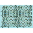 thumbnail image 1 of Ahgly Company Machine Washable Indoor Rectangle Transitional Hazel Green Area Rugs, 2' x 5', 1 of 7