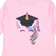 thumbnail image 4 of Inktastic Graduation Cap Unicorn Boys or Girls Long Sleeve Toddler T-Shirt, 4 of 5