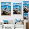 thumbnail image 4 of Designart "Gull'S Seaside Vista II" Coastal Floater Framed Canvas Wall Art, 4 of 5