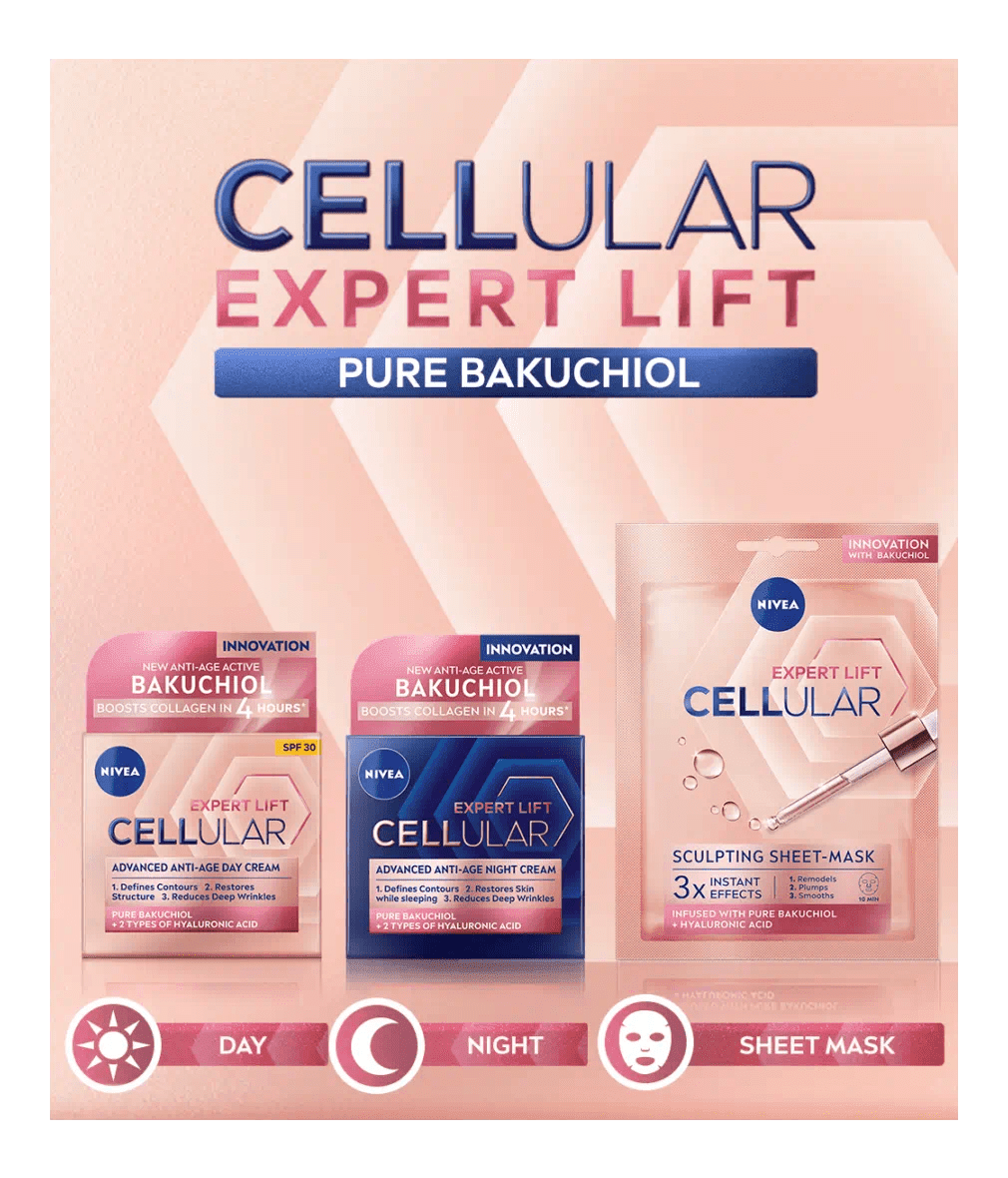 NIVEA】CELLULAR Expert Lift デイクリーム&ナイトクリームSet