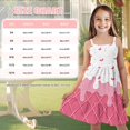 thumbnail image 5 of Uourmeti Starry Ice Cream Print Girls Summer Sundress Soft Spaghetti Straps Casual A Line Swing Dress 13-14T Toddler Kids Cami Tiered Dress, 5 of 6