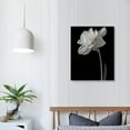 thumbnail image 4 of JEUXUS Black and White Flower Canvas Art Tulip Calla and Narcissus Picture Prints Floral Painting for Modern Wall Decor Framed Ready to Hang, 4 of 5